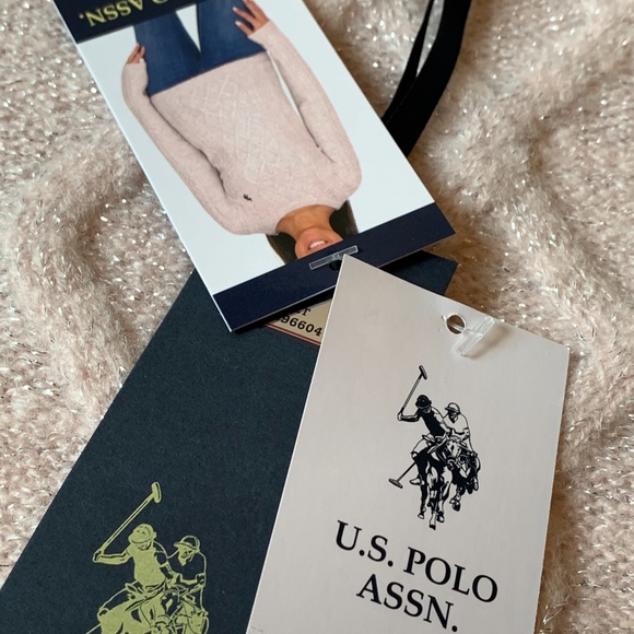 U.S. Polo Assn.Crew Neck Sweater XXL pink/silver - Picture 7 of 15